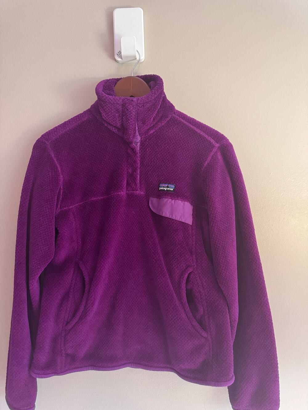 Patagonia Women’s Synchilla Snap-T Fleece Pullover Purple Size S
